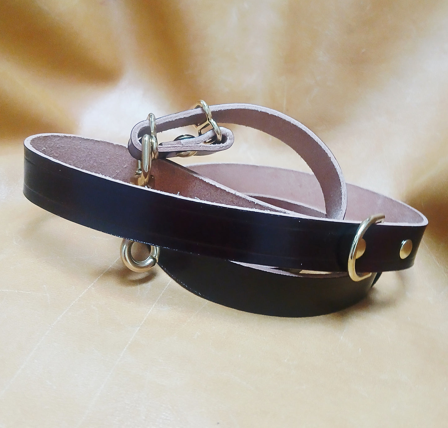 Leather Dog Leash, Multifunctional, 3/4 or 1 inch width, 2 feet to 5 feet Lengths, Customizable