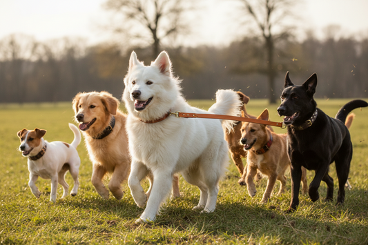 Handmade Leather Dog Leashes for Everyday Adventures