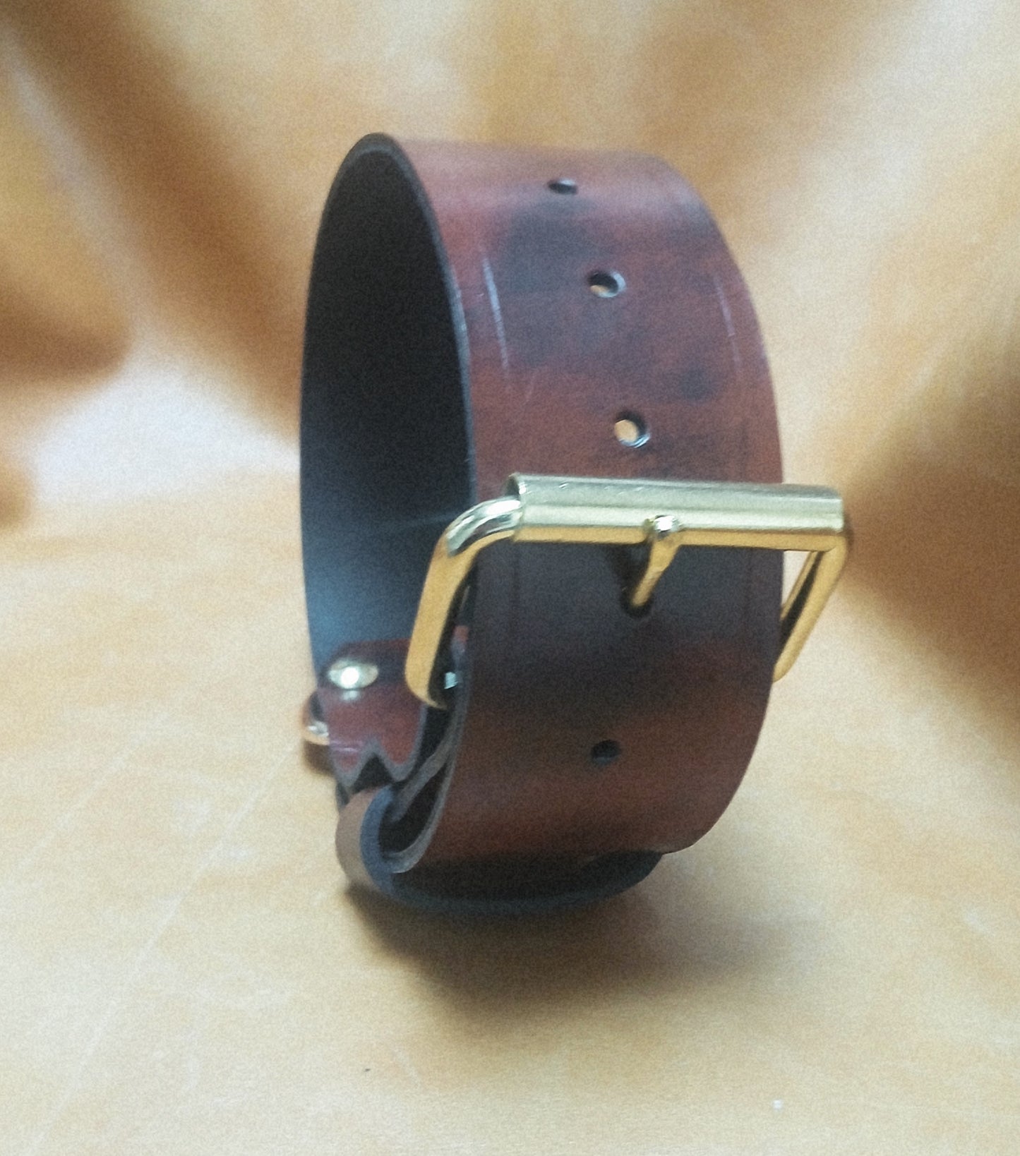 Leather Dog Collar Hand Crafted 1.5 & 2 inch widths customizable