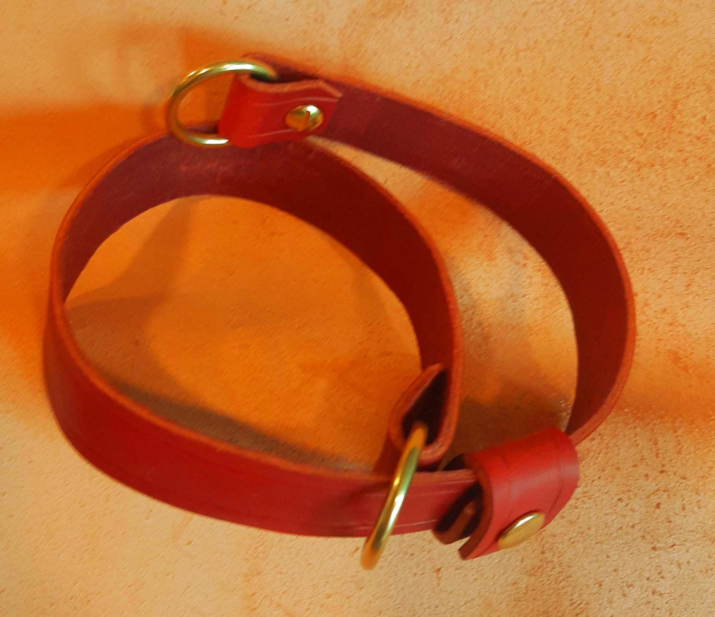 Hand Made Leather Slip Dog Collar