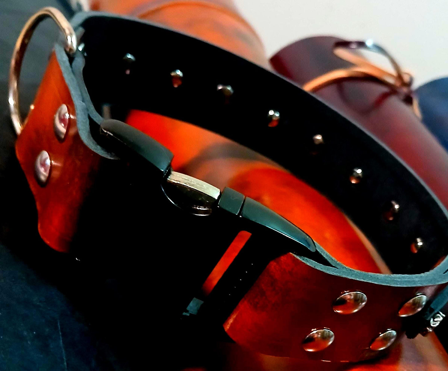 Hand Made Quick Release Leather Dog Collar