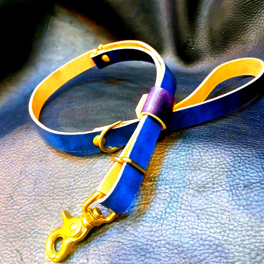 Hand Made Adjustable Multifunctional Leather Dog Leash