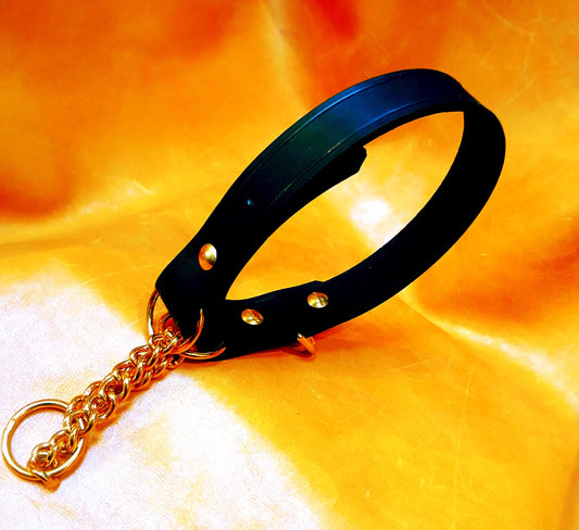 Hand Made Adjustable Leather Dog Collar