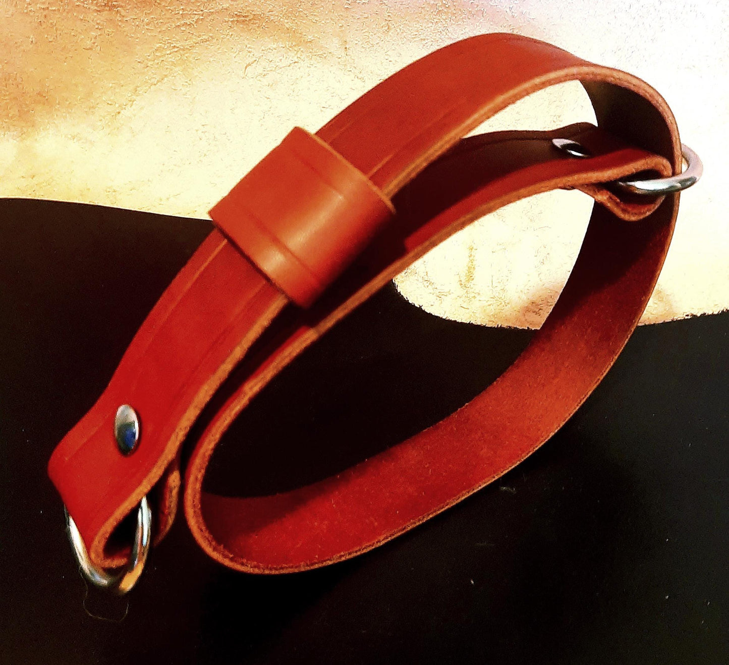 Hand Made Leather Slip Dog Collar